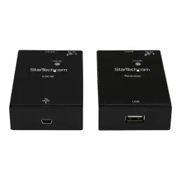 StarTech.com Extendeur Ethernet 1 port USB sur Cat5 - Cat6 - jusqu'à 40 m - Câble de rallonge USB - USB... (USB2001EXTV)_3